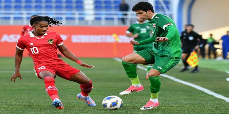 Indonesia đã thua 1-5 trước Iraq ở lượt đi