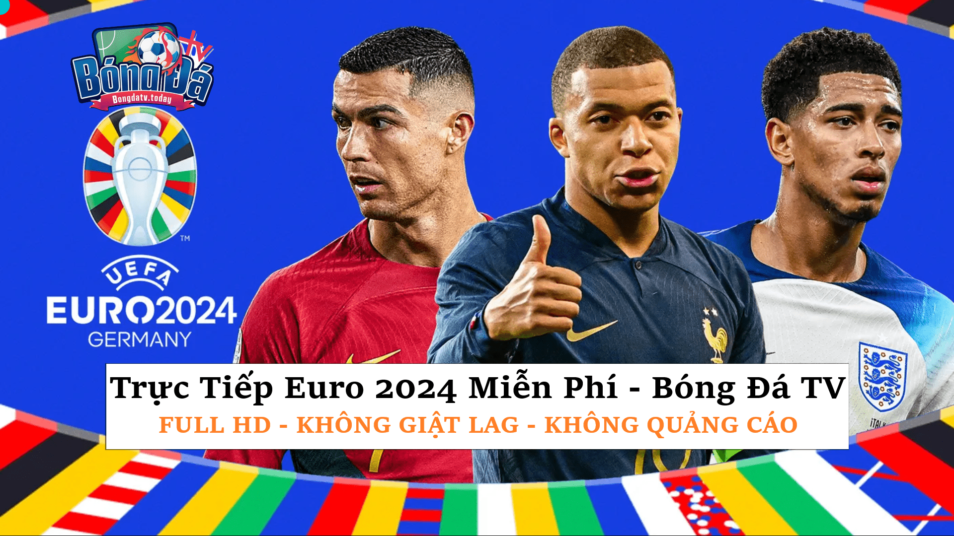 Trực tiếp Euro 2024 miễn phí - Full HD - Không giật lag - không quảng cáo