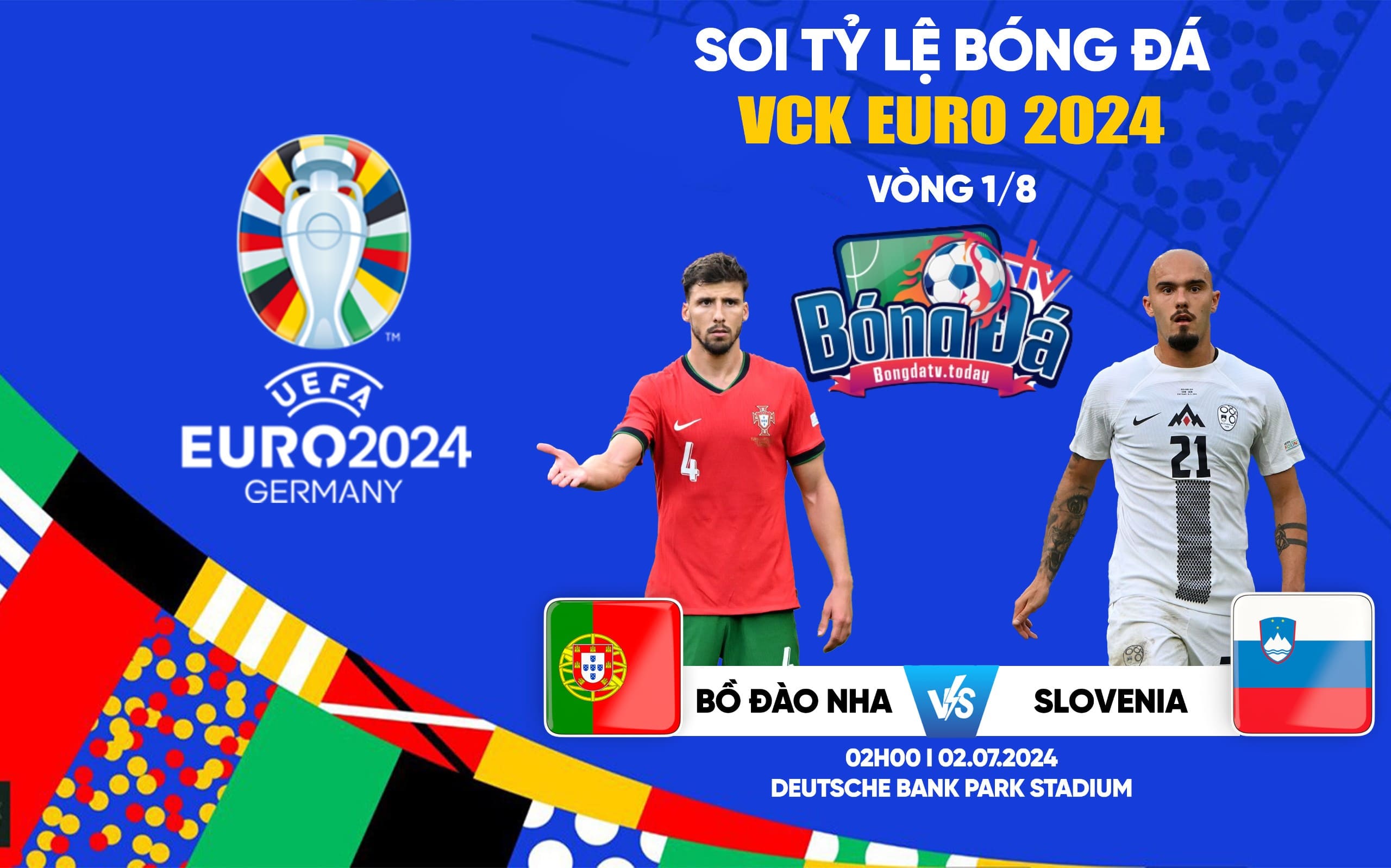 soi kèo Bồ Đào Nha vs Slovenia vòng 1/8 Euro tối nay