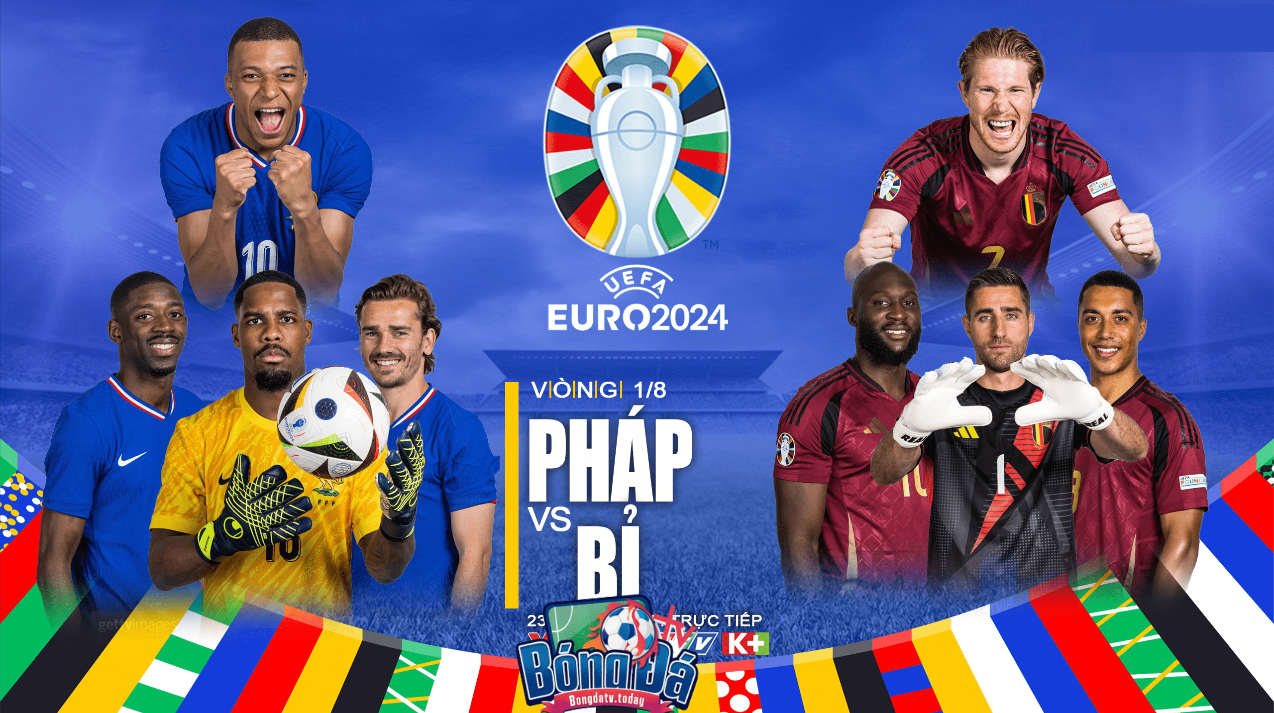 Soi kèo Pháp vs Bỉ Euro 2024 23h00 ngày 01/07