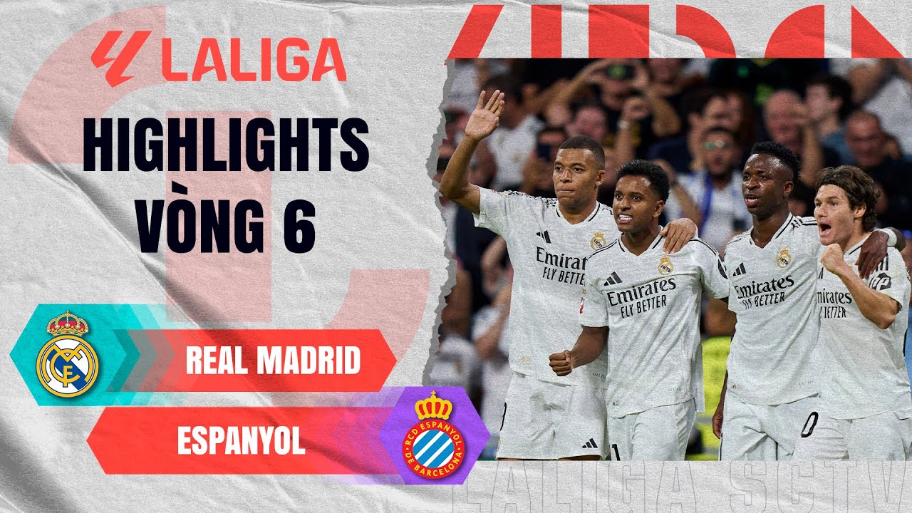 Phát lại trận đấu Real Madrid vs Espanyol